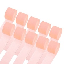 Crepe Paper Streamers 10 Rolls 820ft for Peach Color 1.8" x 82 Ft/Roll