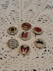 Vintage Kellogg's Pep WW2 US Military Air Squadron Pinback Lot Of 7