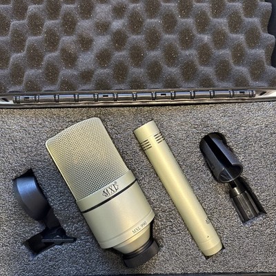 MXL 990 Condenser Studio Microphone Tested Good Condition w/ Case & Mount