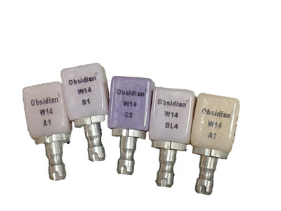 Cerec Blocs Obsidian BL4, A1, A2, B1, C2 (5 Blocs)