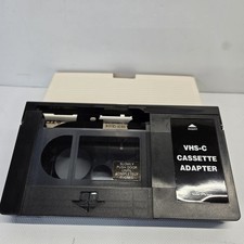 Magnavox VHS-C Cassette Adapter 33425 Plays VHS-C on Standard VHS VCR