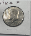 1984-P Kennedy Half Dollar – Circulated – Nice Collector Coin – Philadelphia — photo 3