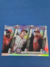 2017 Bowman Talent Pipeline #TP-WAS V Robles / Fedde / Voth BASEBALL Card 6J