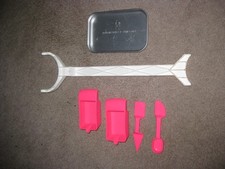Easy Bake Oven Lot Pusher Warming Cups measuring spoon Pan