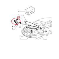 Scharnier Motorraumdeckel Links Fiat Marea - Bravo Original 46441448