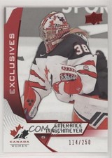 2019 Upper Deck Team Canada Juniors Exclusives /250 Emerance Maschmeyer #62 9ui