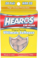 HEAROS Ultimate Softn Series Ear Plugs 28 Pair