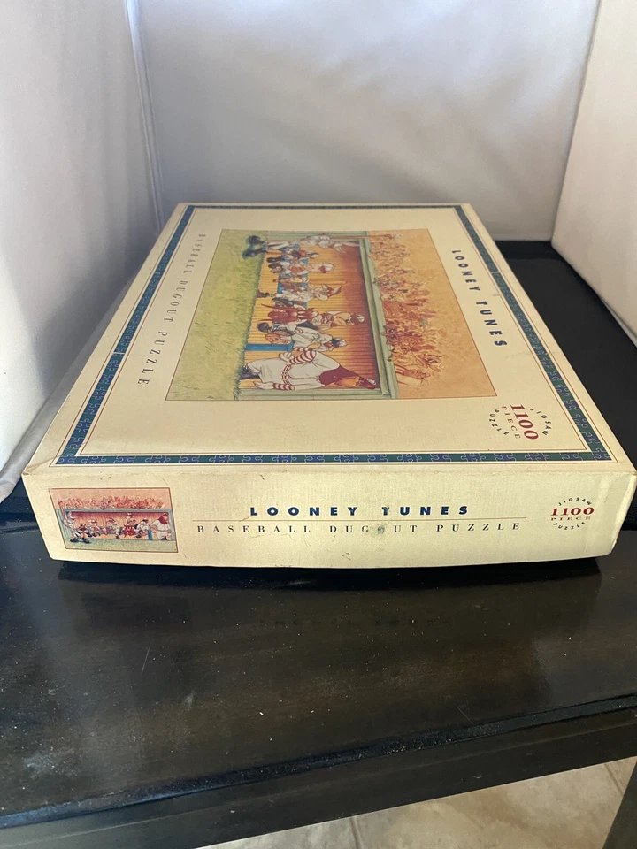 Rompecabezas Looney Tunes Baseball Dugout 1100 piezas Warner Brothers 1993 Foto 4 de 4