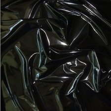 TUTE GATTO FETISH GOTICO PELLE VINILE LUCIDO LUCIDO PVC PALCO DANZA NERO 54"W