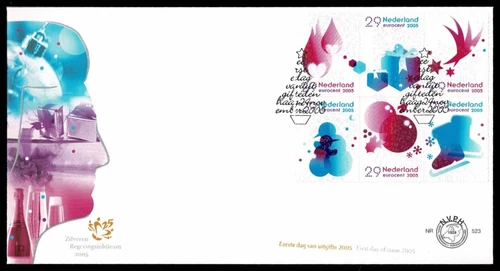 SG05 NETHERLANDS 2006 Two FDC's December issue