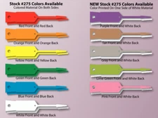 Versa-Tags Self Locking Key Tags Plastic Arrow Key Tags Choose Your Color