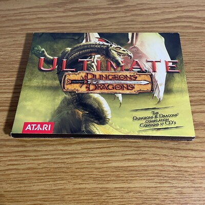 Ultimate Dungeons & Dragons -neverwinter nights, baldur's gate 17 cds PC Game GC