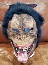 Adult Scary Chimps Mask Pull On Halloween Mask Costume Tags Attached