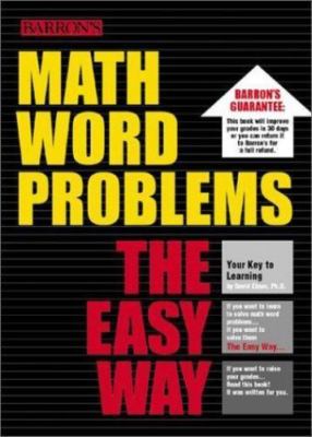 Math Word Problems the Easy Way; Easy Wa- David Ebner PhD, 0764118714, paperback