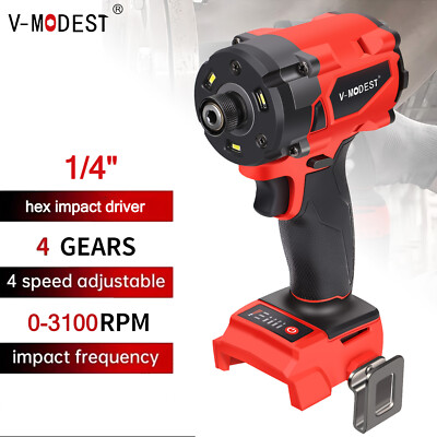 Fits Milwaukee M18 RedLithium Brushless Cordless 1/4'' Hex Impact Driver 4 Speed