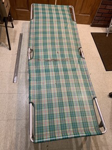 aluminum camping cot