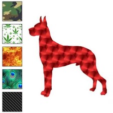 Great Dane Dog, Vinyl Decal Sticker, 40 Patterns  3 Sizes, 1964
