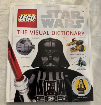 Lego Star Wars Book The Visual Dictionary by Simon Beecroft New Mini Figure
