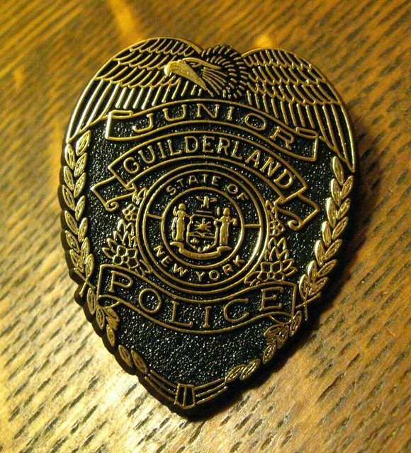 Guilderland NY Junior Police Mini Badge Vintage New York Department