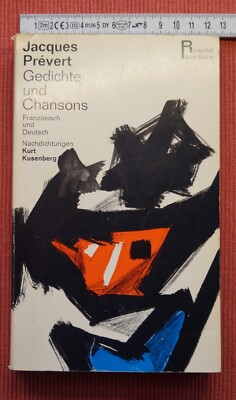 Gedichte u. Chansons Jacques Prevert, Rowohlt 1962. 179 S. 270 g