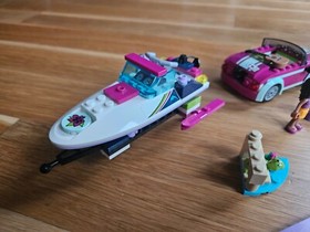 41316 Lego Friends Andreas Race Boat Transporter Like New Complete