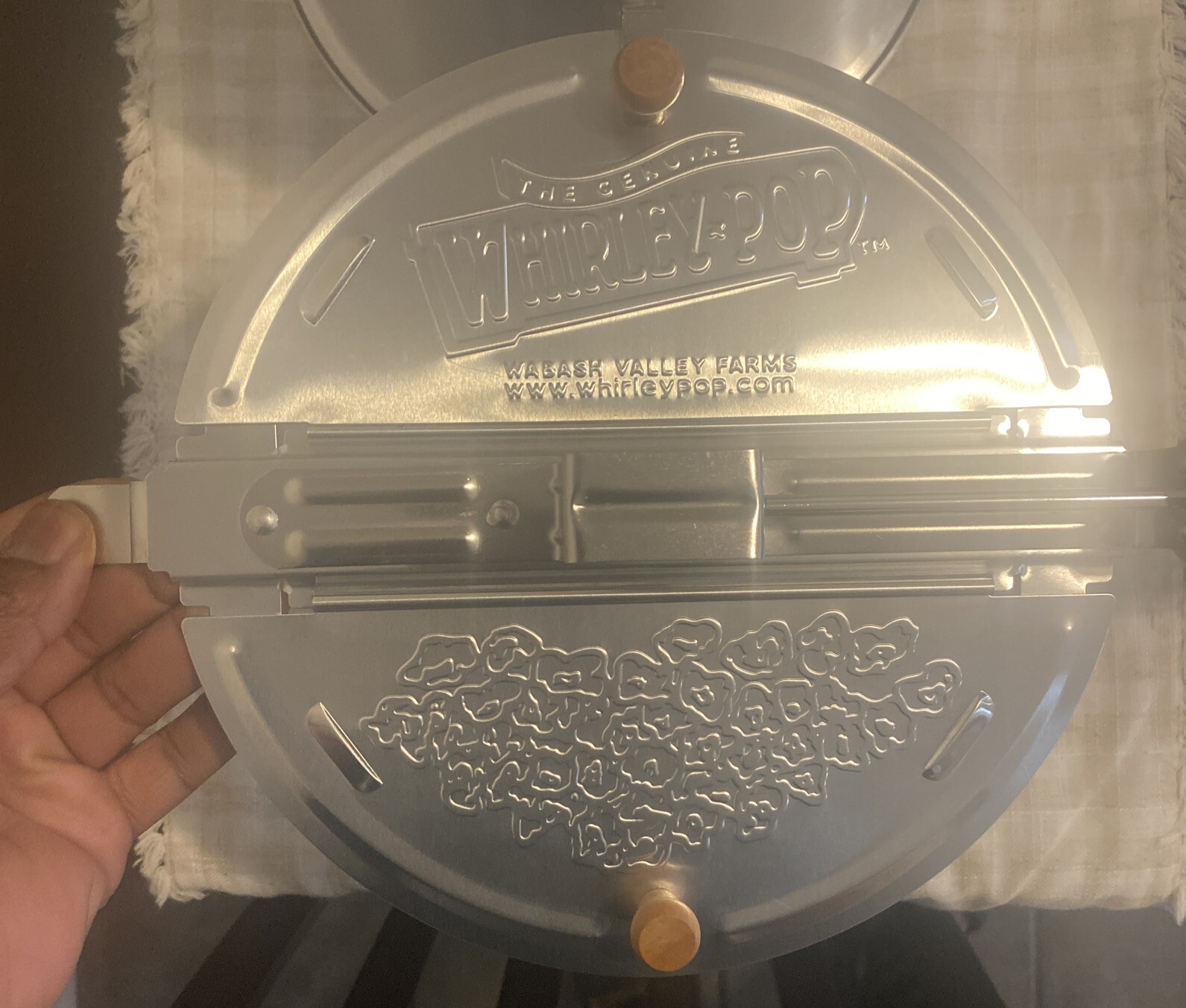 Whirley Pop en acier inoxydable 6 quart cuisinière à pression
