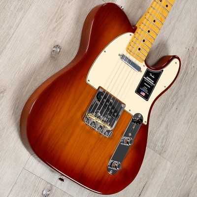 Fender American Professional II Telecaster Guitar, Maple, Sienna