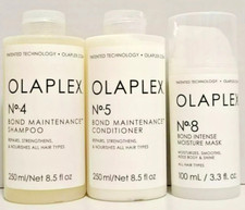 Olaplex No.4 , 5 , and 8 Set -100  Authentic  Free ship - 2x 8.5oz  1x3.3 Oz
