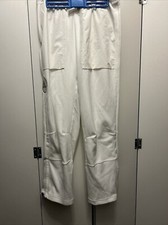 New Men  s Adidas Special Edition Zero Dye Zip White Athletic Pants Size Small