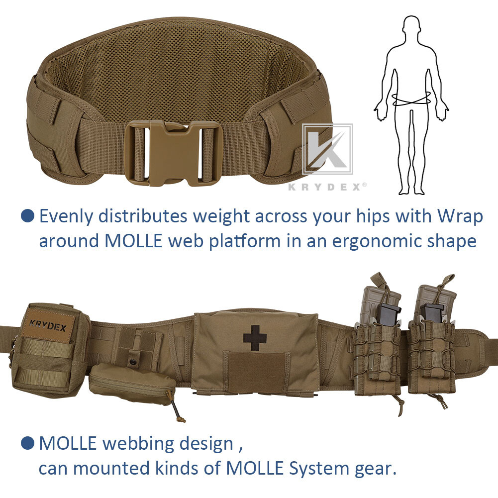 TT Ceinture élastique réglable MOLLE coyote - Tasmanian Tiger