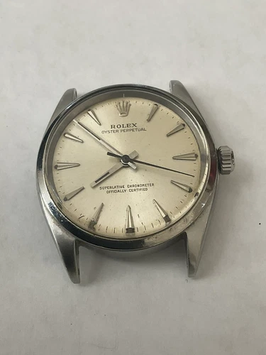 Mens Rolex Oyster Perpetual No Date Vintage 1960’s  Steel No Band