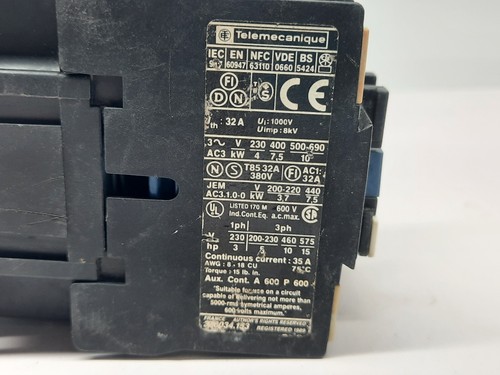 Telemecanique LC1 D18 10 Contacteur 220-240V 50-60HZ / Lot De 5 / Envoi Rapide - Photo 9 sur 12