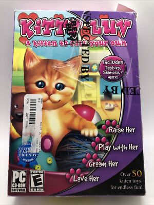 Kitty Luv Virtual Pet Game (PC, 2006) T/002