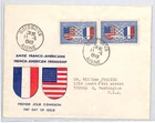 FRANCE *America Friendship* First Day Cover 1949 Aisne FDC{samwells-covers}RF366