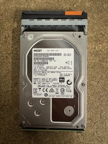 Disque 6 To (HGST 3,5" SAS 12 Gb/s)