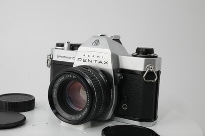 [Near Mint] ASAHI PENTAX SPOTMATIC SP  & Super Takumar 55mm F1.8 from JAPAN