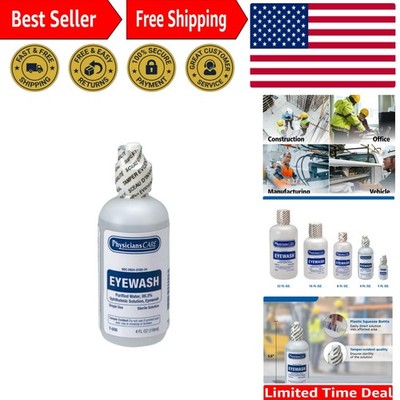 4 oz First Aid Eye Wash - Sterile, Buffered Solution for Instant Irrigation