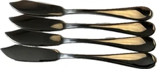 Set Of 4 Mini 6 Inch Butter Knife Stainless Steel Cheese Desert Knives