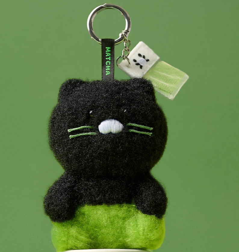 Kakao Friends Choonsik Matcha Chun Keyring, Eco Bag, Pouch