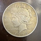 1922 Peace Silver Dollar $1 Silver Philadelphia Mint Business Strike Circulated
