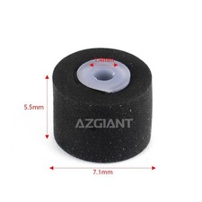 5PCS New 7.1*5.5*1.4mm Pinch Roller Press Belt Pulley Deck Audio Recorder