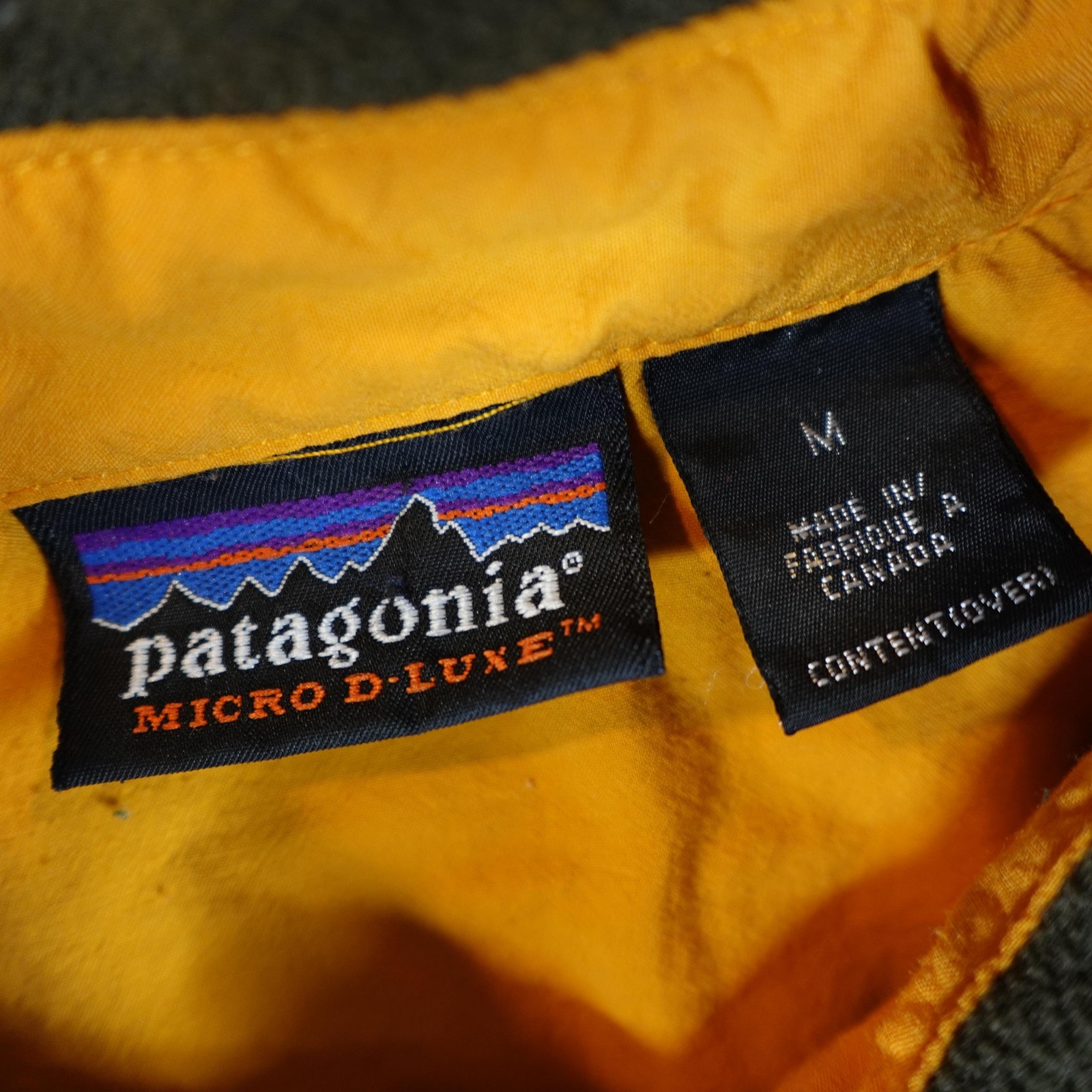 Vintage Patagonia Jacket Mens Medium Olive Micro D-Luxe Synchilla Shacket Y2K thumbnail 3