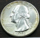 US 1936 Washington Quarter **