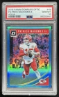2018 Panini Donruss Optic Patrick Mahomes II Aqua Prizm #/299 Chiefs PSA 10