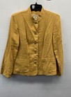 Vintage 90s J.W. Treci Women's Mustard Yellow Textured Skirt Suit Set Sz 6 — photo 2