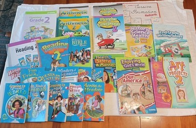Abeka 2nd Grade Homeschool Curriculum Set Newest Updated Version