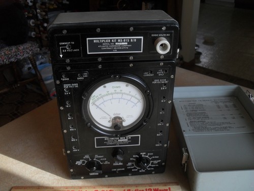 Vintage Military TS-352 Multiplier Kit MX-815 B/U - Multimeter ME-9 * Untested *