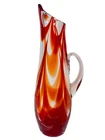 Blenko Glass 1972 Charisma Pitcher 7213X John Nickerson Design 15.5” Tall