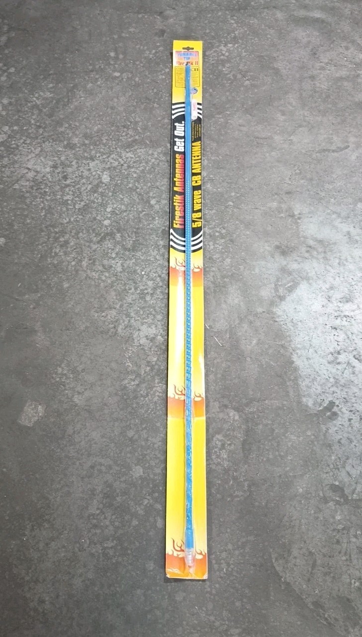Firestik II FS4BB 4 Ft 900 Watt Tunable Tip CB Antenna - FS Series - Blue USA 