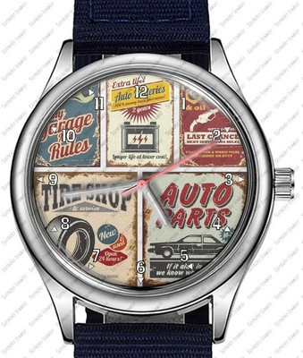 Auto Parts Vintage Trendy 38mm Face Wrist Watch